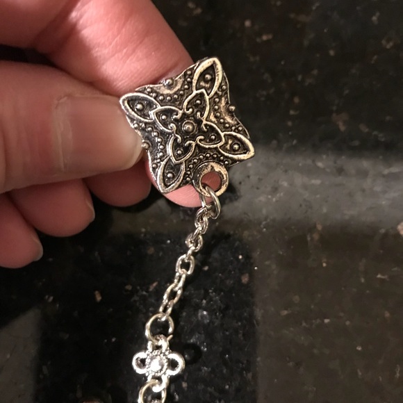 Boho tribal Hath Panja bracelet - Picture 8 of 8